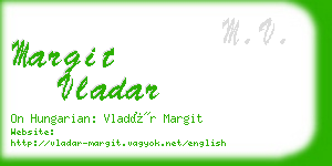 margit vladar business card